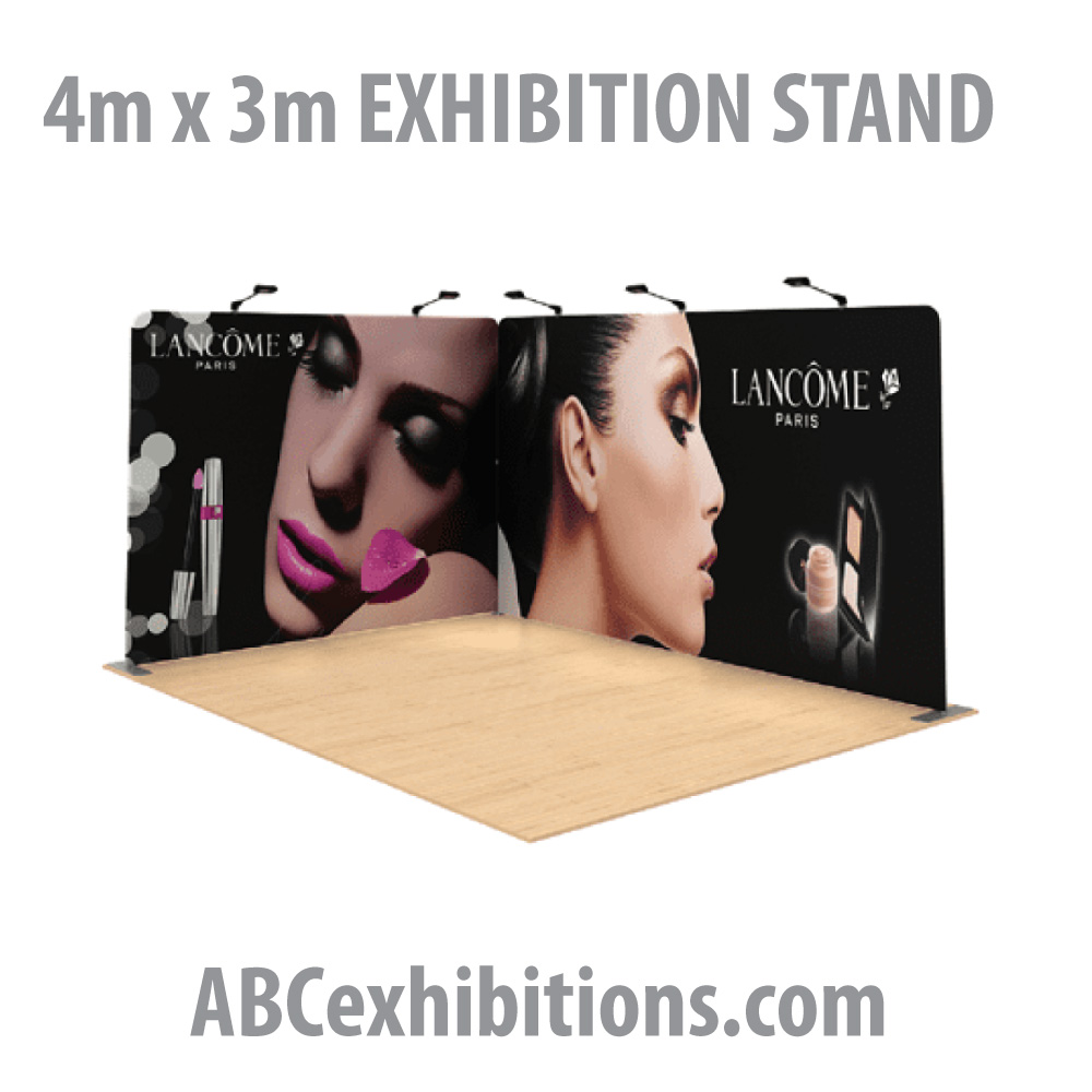 4m x 3m exhibition stand